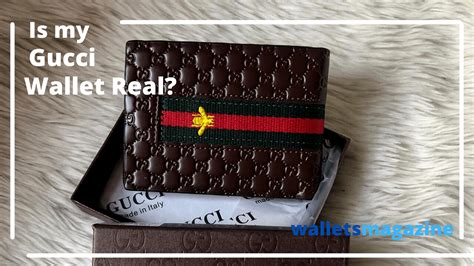 if gucci wallet has an id slot is it real|Gucci wallet zipper.